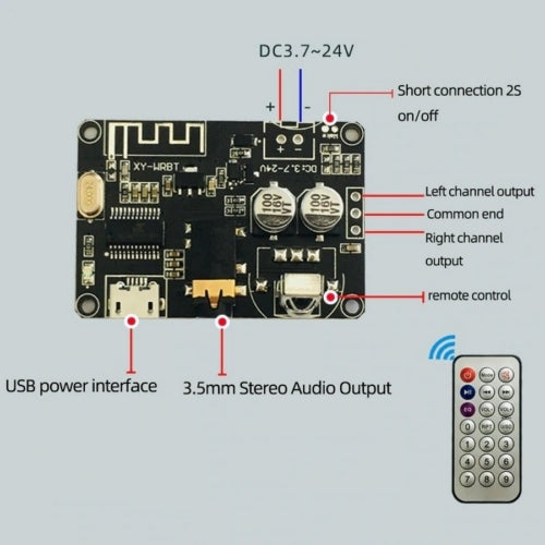 Modul bluetooth 3 cu JACK 3.5 mm DC 3.7-24V