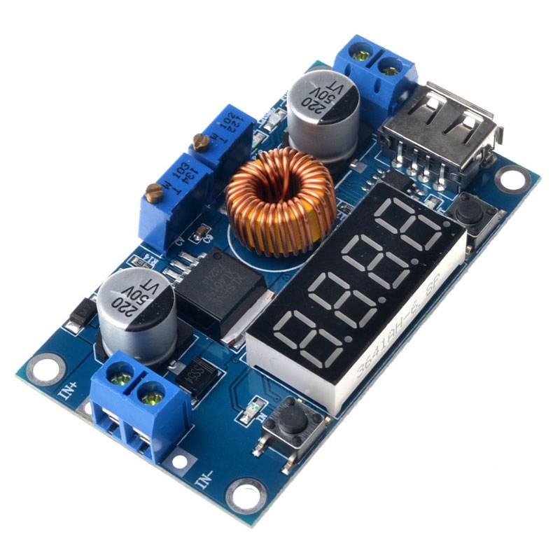 Modul DC-DC coboratoare de 5A LCD XL4015-VA-LCD