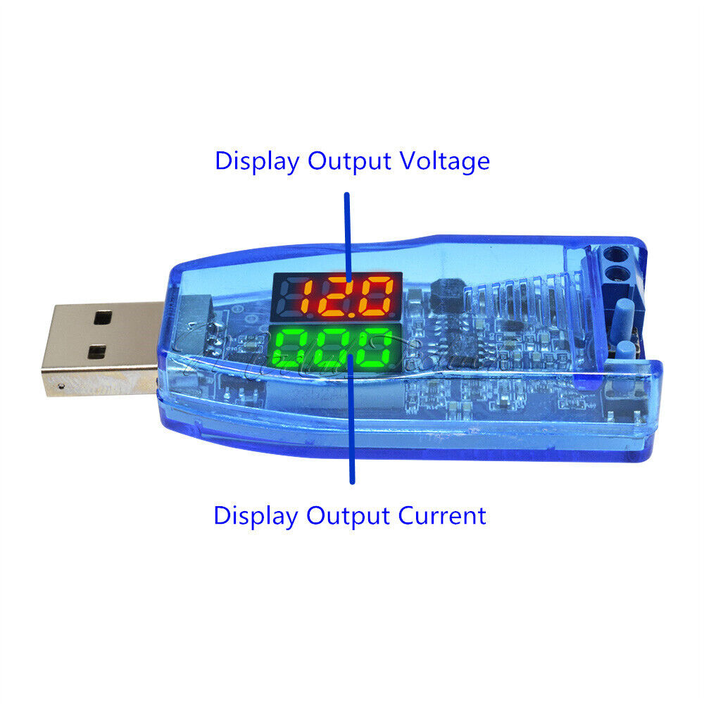 Modul USB DC-DC sursa reglabila STEP UP/DOWN 3W intrare 3.5V-12V iesire 1V-24VDC