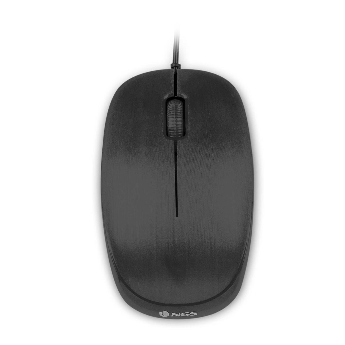 Mouse optic 1000dpi USB negru Flame NGS