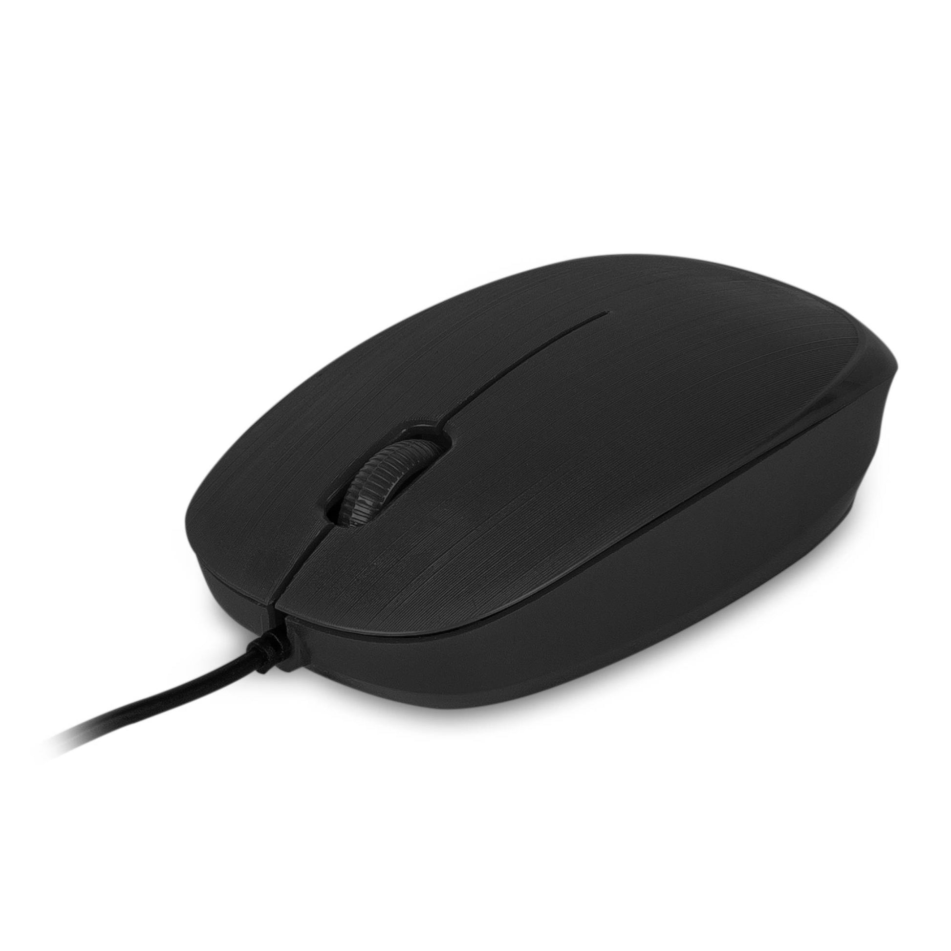 Mouse optic 1000dpi USB negru Flame NGS