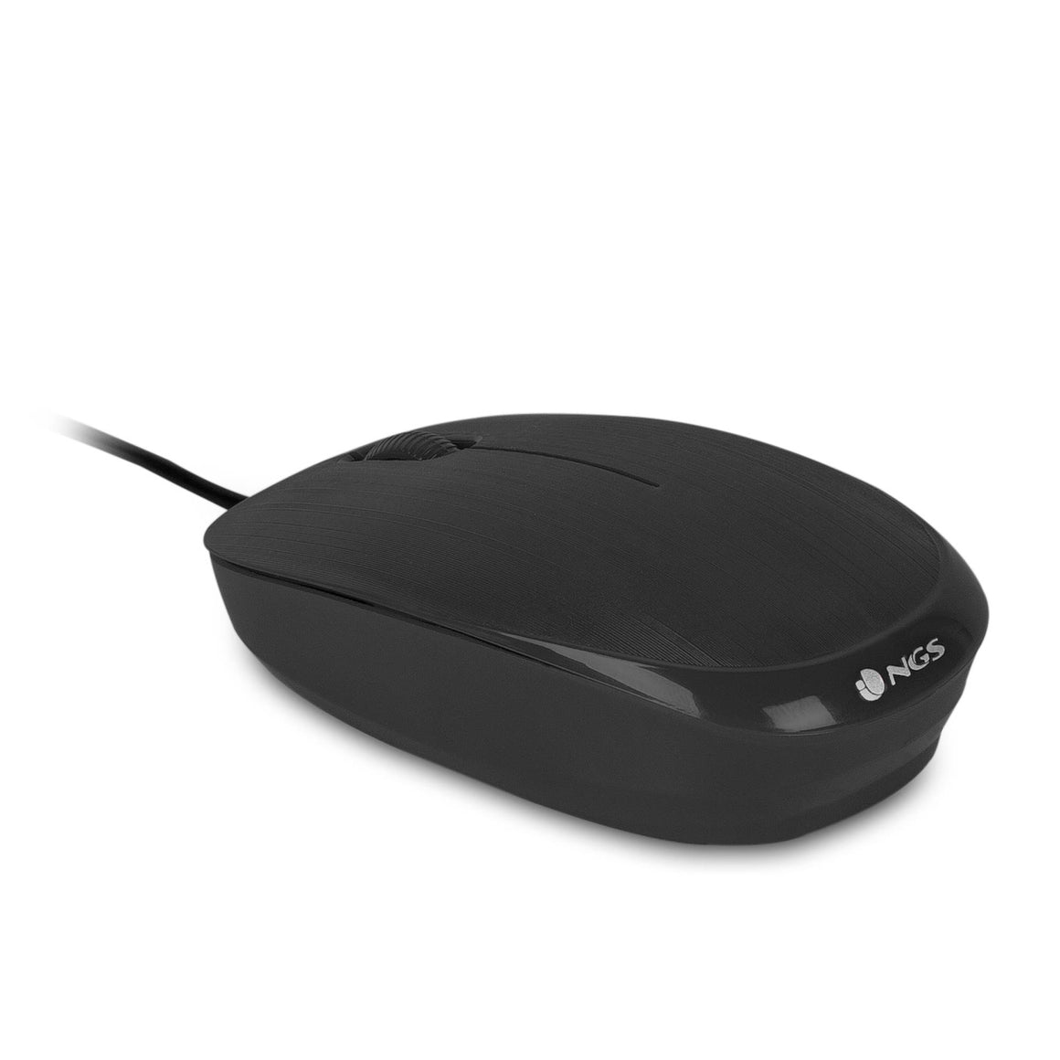 Mouse optic 1000dpi USB negru Flame NGS