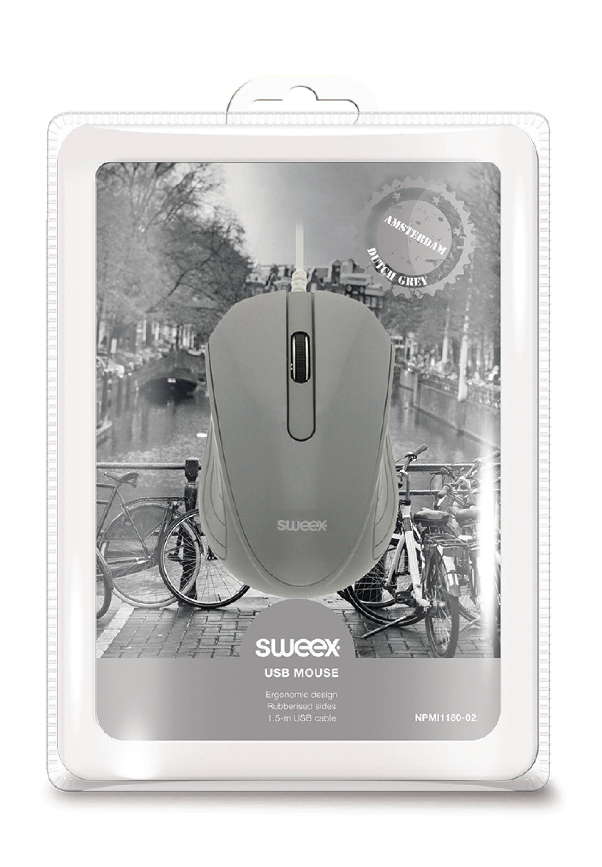 Mouse optic 3 butoane 1000DPI USB Amsterdam Sweex