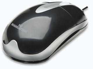 Mouse optic USB 1000dpi negru 177016 Manhattan