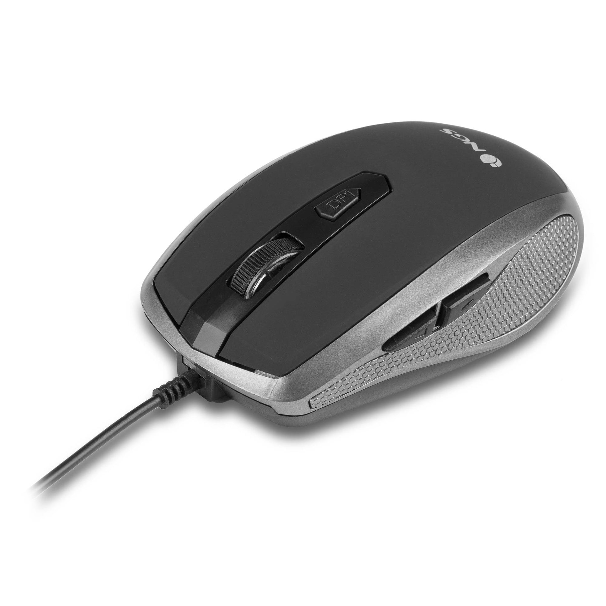 Mouse optic USB 800/1600dpi argintiu NGS