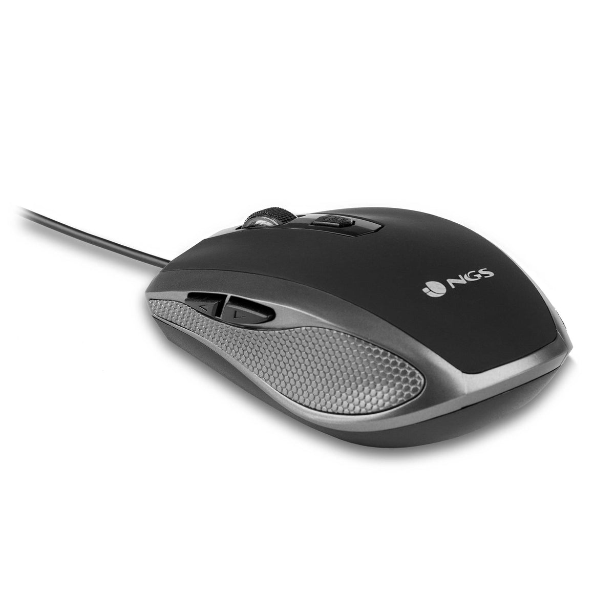 Mouse optic USB 800/1600dpi argintiu NGS