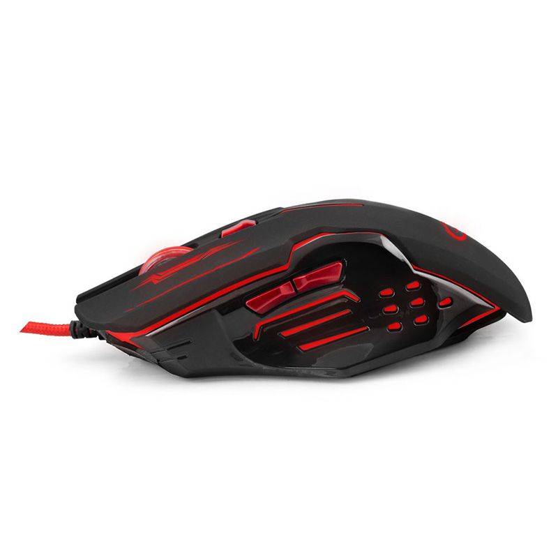 Mouse optic USB gaming 800-12400 DPI 6 butoane rosu ESPERANZA