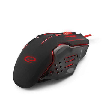 Mouse optic USB gaming 800-12400 DPI 6 butoane rosu ESPERANZA