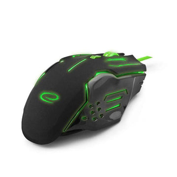 Mouse optic USB gaming 800-2400DPI 6 butoane verde ESPERANZA