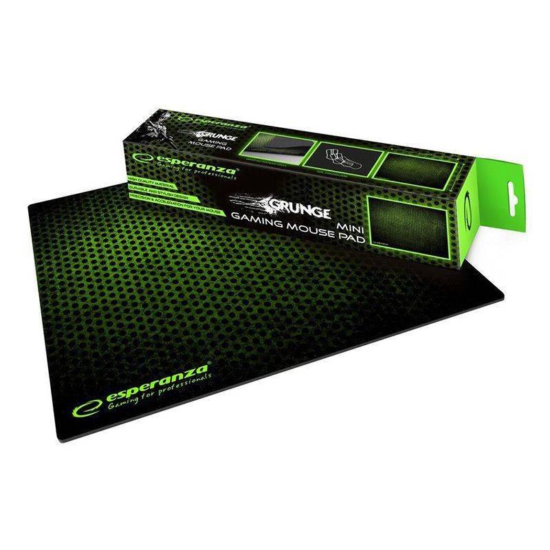 Mouse Pad Gaming verde 30x24cm Esperanza