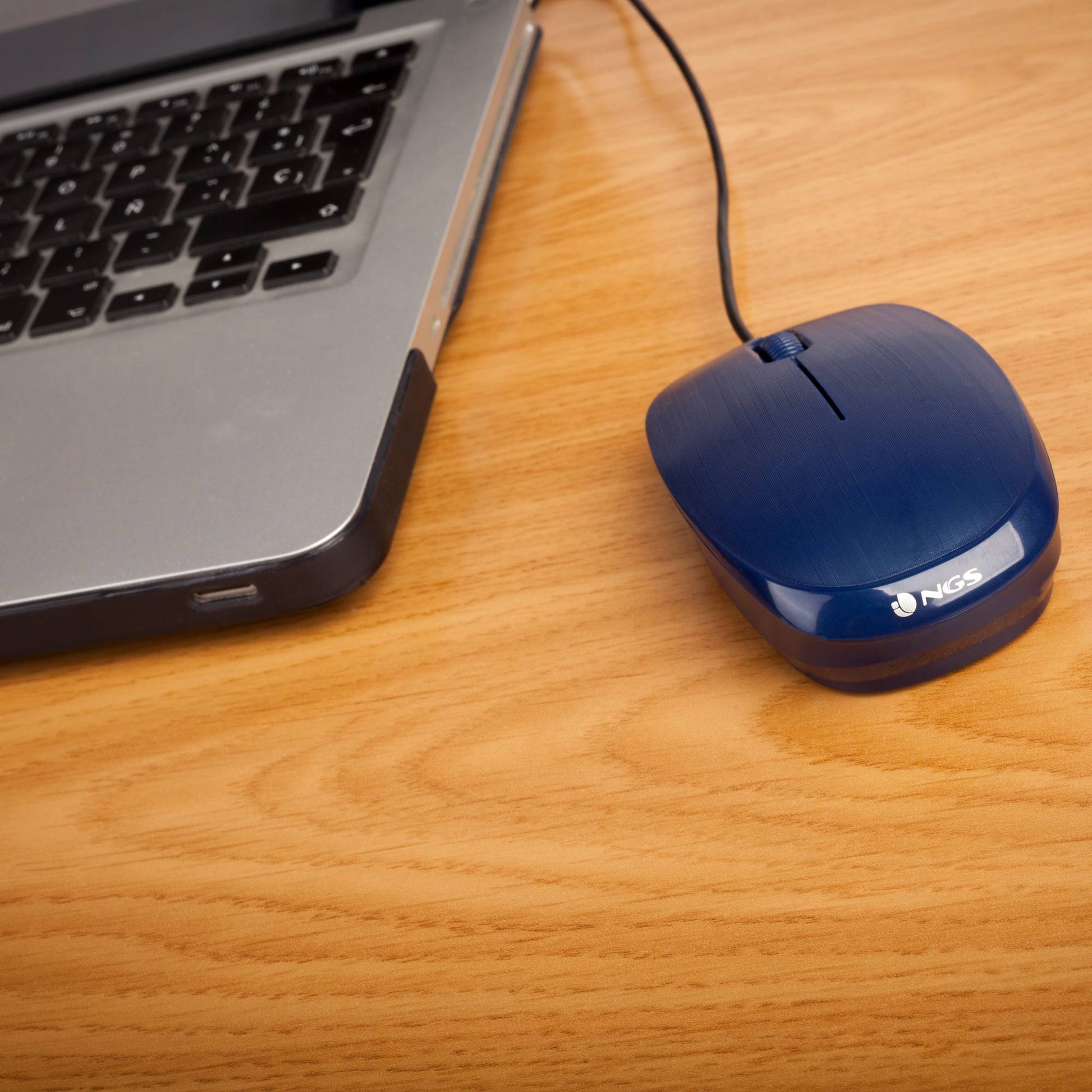 Mouse USB 1000dpi albastru FLAME BLUE Ngs