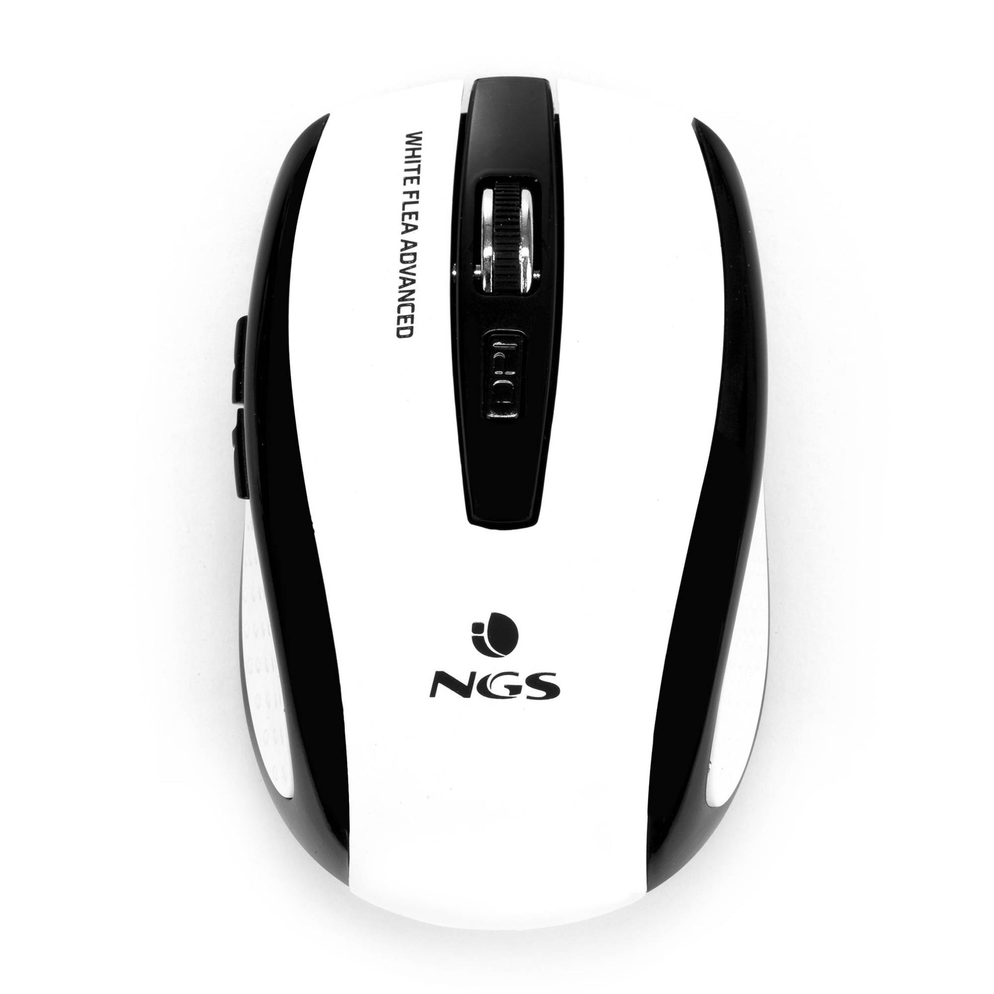 Mouse wireless Flea Advanced alb 800/1600dpi NGS