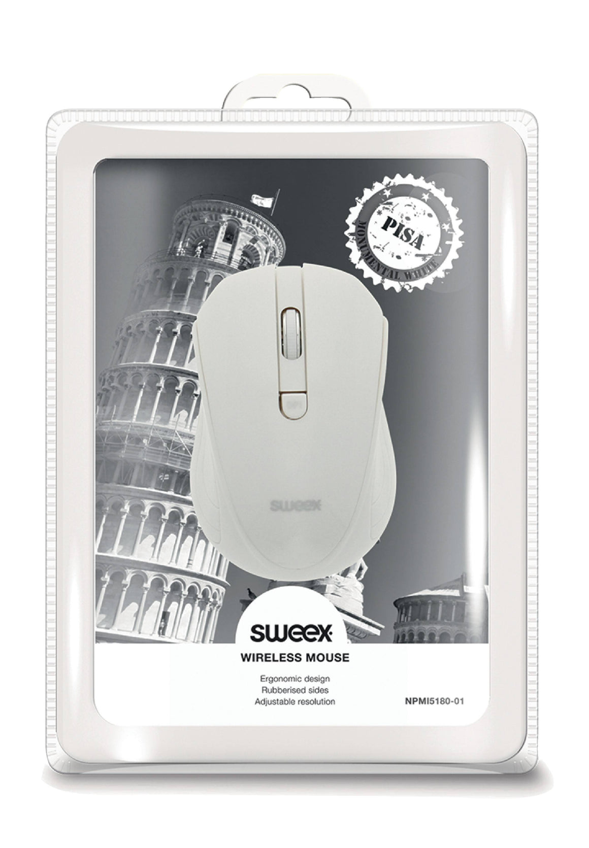 Mouse wireless Pisa Sweex