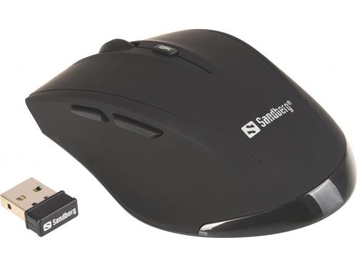 Mouse wireless Sandberg 630-06 Pro 1600dpi USB negru