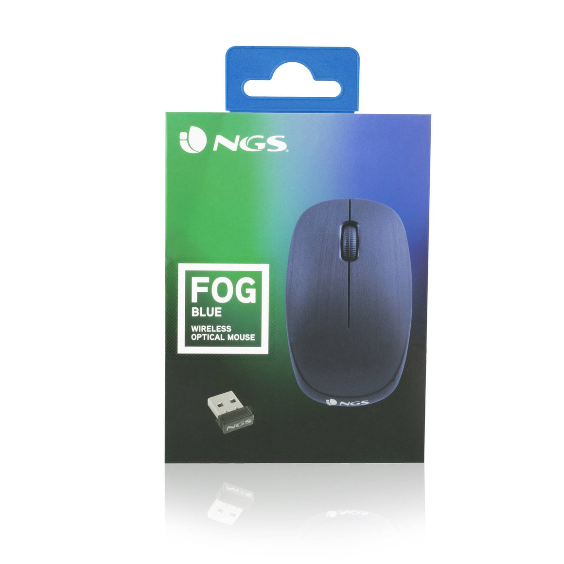 Mouse wireless USB 1000dpi albastru Ngs