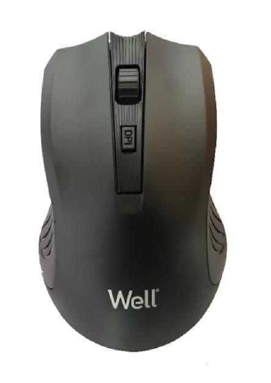 Mouse wireless Well MW103 negru USB