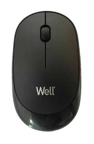 Mouse wireless Well MW104 negru USB