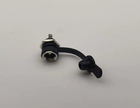 Mufa alimentare mama panou 5.5x2.1 mm plastic cu filet interior 6.5 mm rezistenta la apa