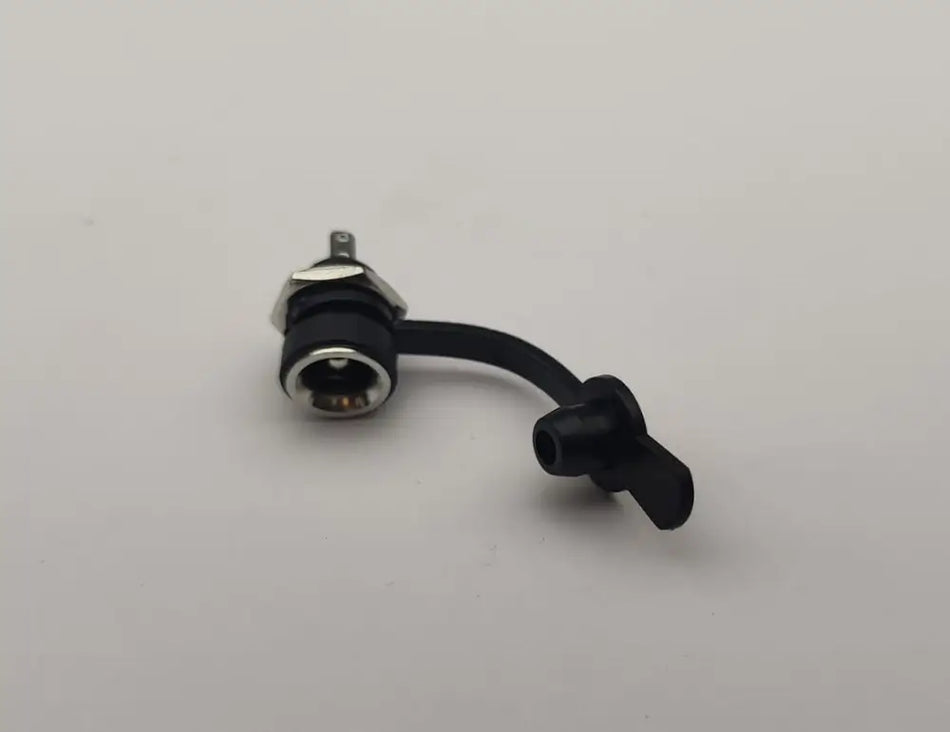 Mufa alimentare mama panou 5.5x2.1 mm plastic cu filet interior 6.5 mm rezistenta la apa