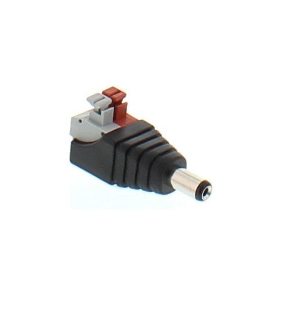 Mufa alimentare tata DC 2.1x5.5mm bloc terminal clip cleme pt CCTV