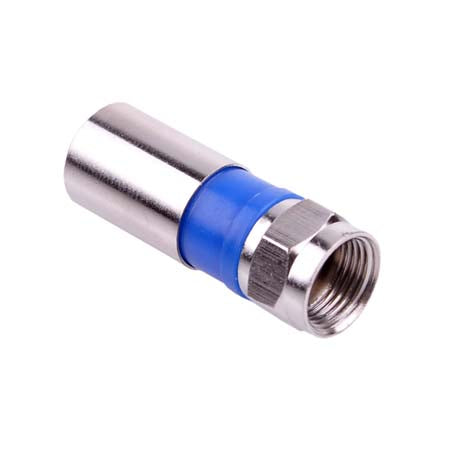 Mufa F compresie pentru cablu coaxial 6.8mm