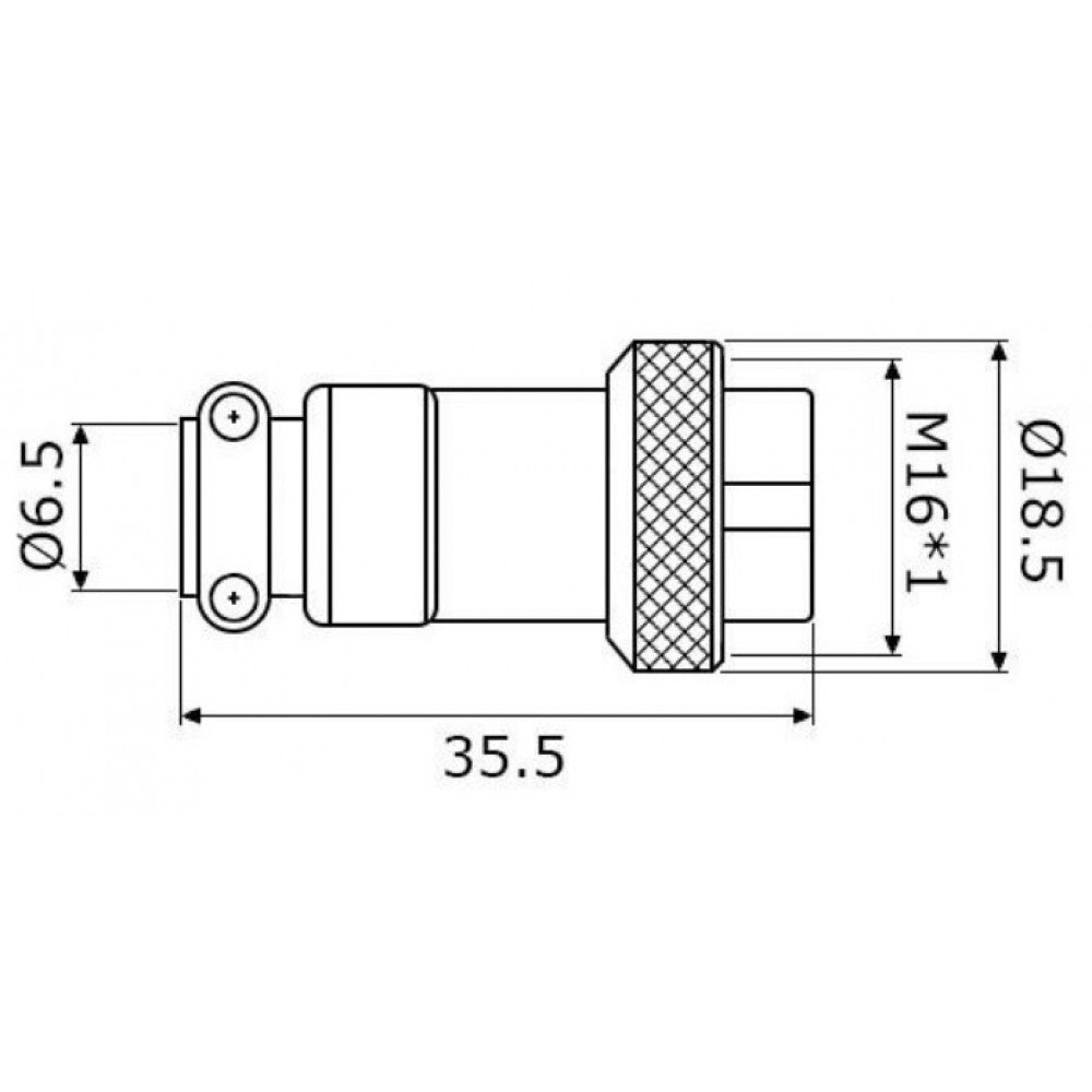 Mufa HOVERBOARD TIP CONECTOR MICROFON 3 Pini Mama+Tata