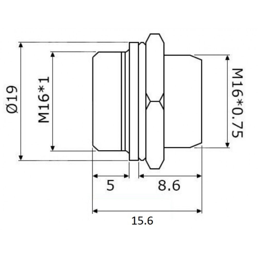 Mufa HOVERBOARD TIP CONECTOR MICROFON 3 Pini Mama+Tata