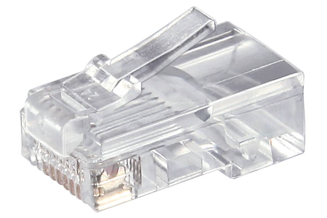 Mufa internet RJ45 CAT5 8p8c cablu push rotund