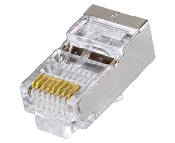 Mufa retea RJ45 8P8C Cat5e ecranat contacte aurite Well