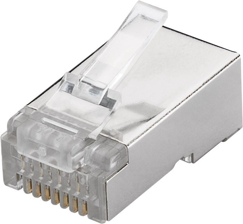 Mufa retea RJ45 8P8C Cat5e ecranat contacte aurite Well