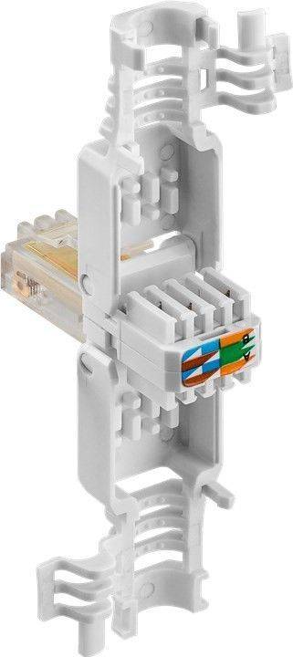 Mufa retea RJ45 8P8C UTP Cat5e neecranat conectare fara scule Goobay