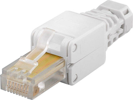 Mufa retea RJ45 8P8C UTP Cat5e neecranat conectare fara scule Goobay