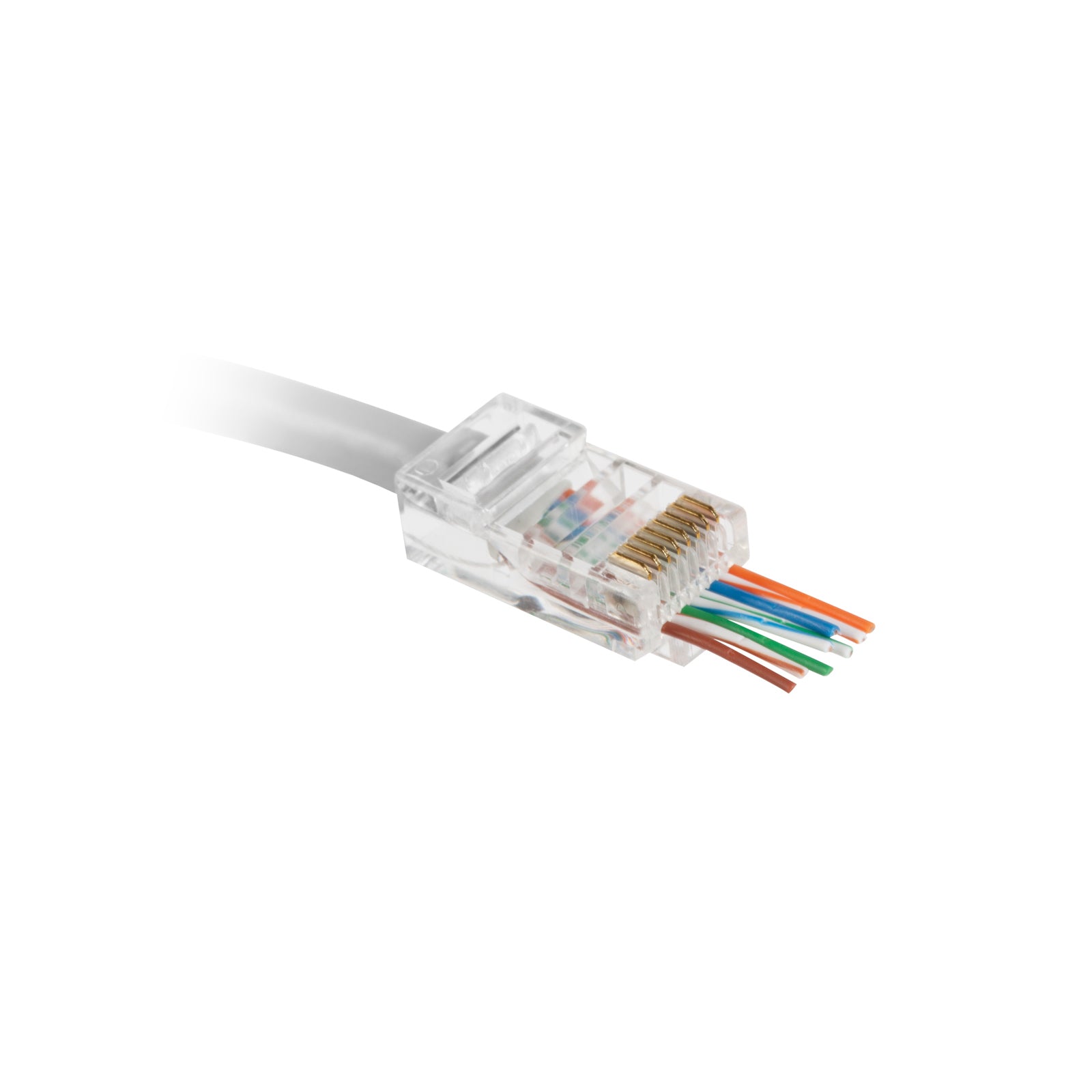 Mufa RJ45 8P8C CAT5E PASS THROUGH SOLID EUROKOMP E5849 TEL0071