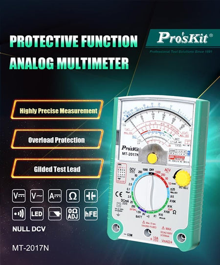 Multimetru analogic cu functie de protectie ProsKit MT-2017N