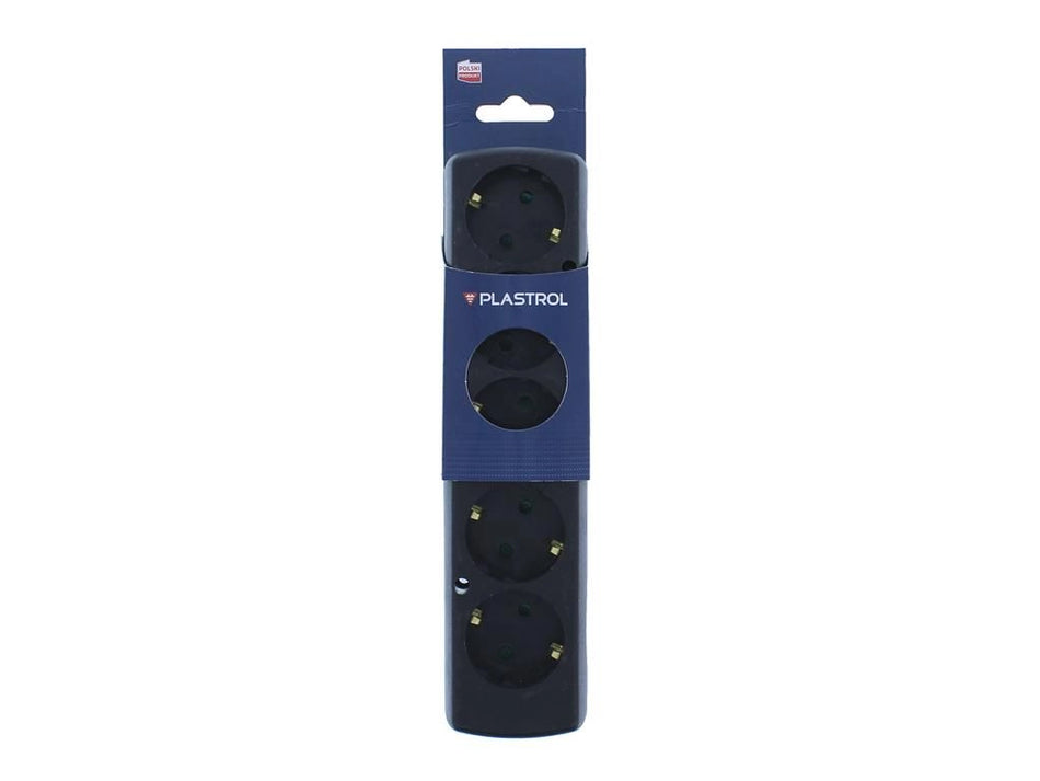 Multipriza 5 prize fara cablu alimentare negru GN-570S/BK Plastrol
