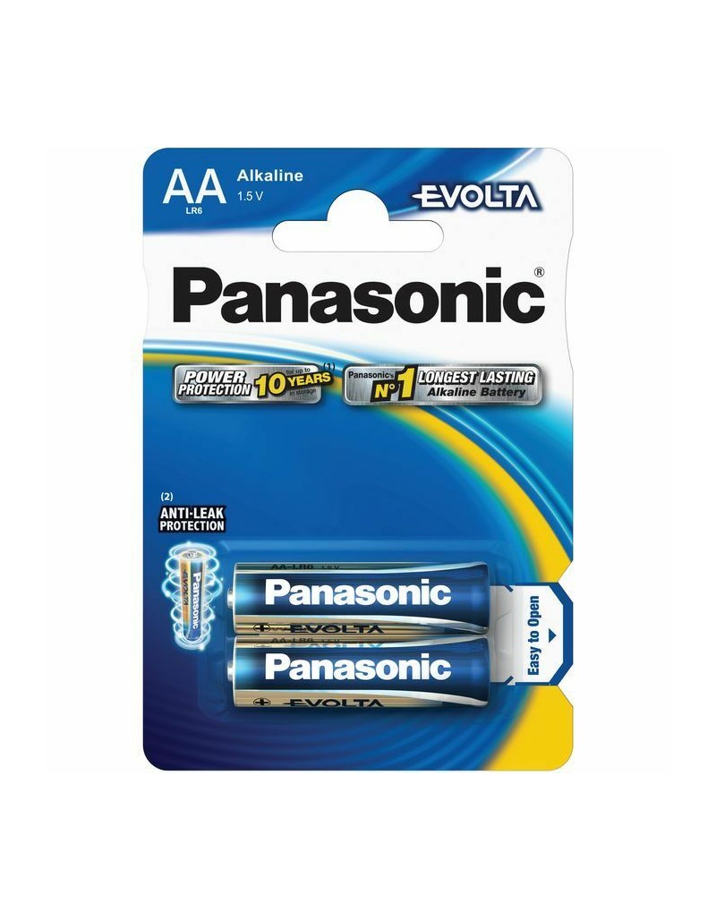 Panasonic baterii alcaline AA (LR6) Evolta 2buc B2 LR6EGE/2BP