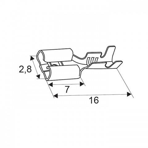 Papuc cositorit mama 2.8mm