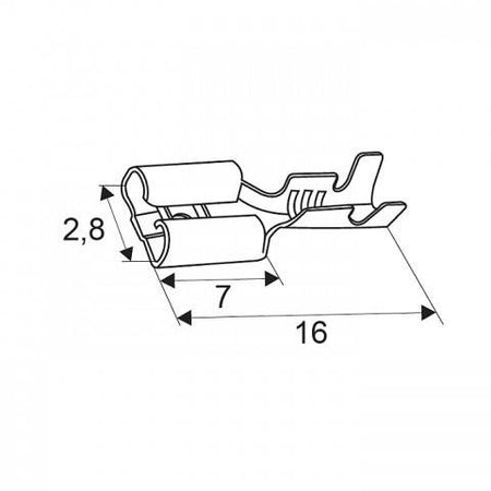 Papuc cositorit mama 2.8mm