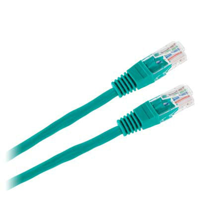 Patchcord UTP verde 1m CCA Cabletech