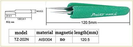 Penseta cu sistem de prindere ERGO dreapta 120.5mm ProsKit