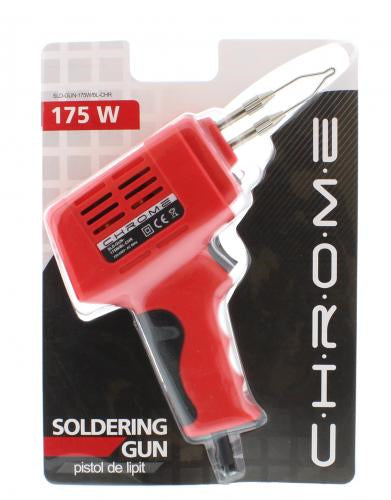 Pistol de lipit 175W in blister CHROME