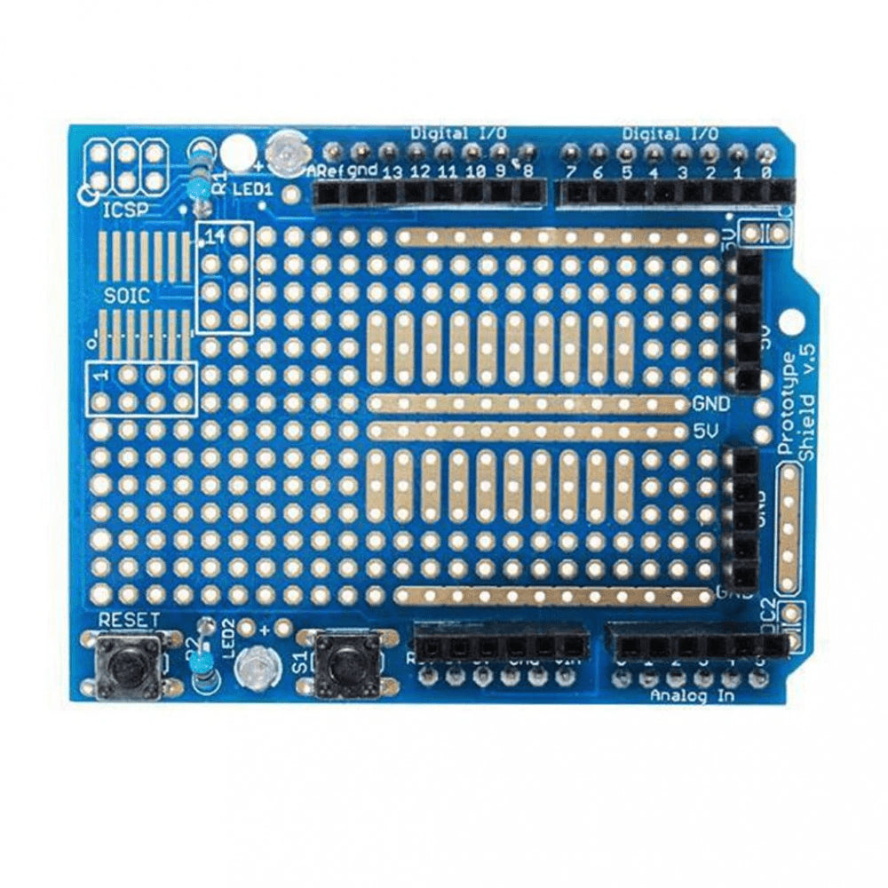 Placa + breadboard 170 puncte compatibil Arduino Uno R3 Leonardo