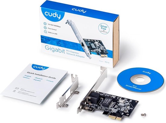 Placa de retea PCI Express Cudy PE10 10/100/1000Mbps Gigabit