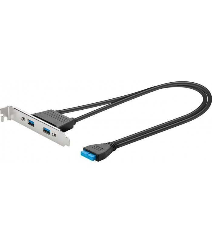 Placa USB 2x USB 3.0 montare pe placa de baza PC Goobay