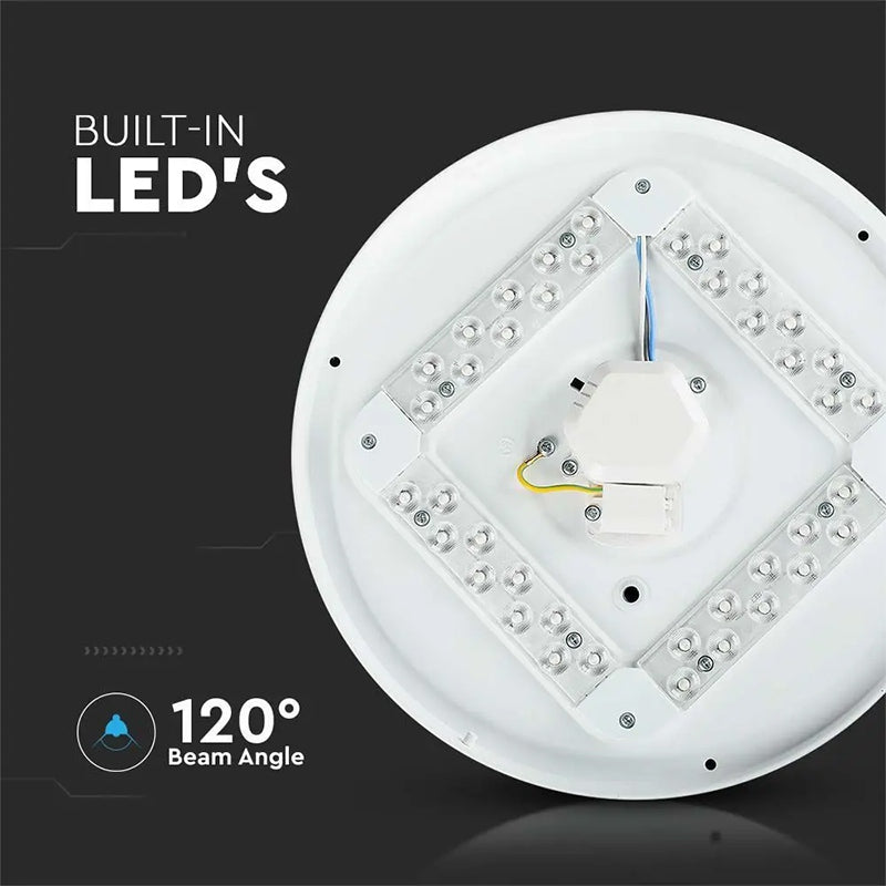 Plafoniera LED 18W 1800lm 30cm 3 in 1 Model stelute V-Tac SKU-217604