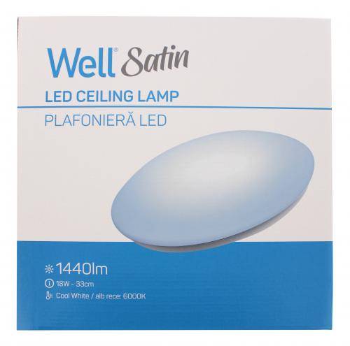 Plafoniera LED 18W 330mm 6000K Well