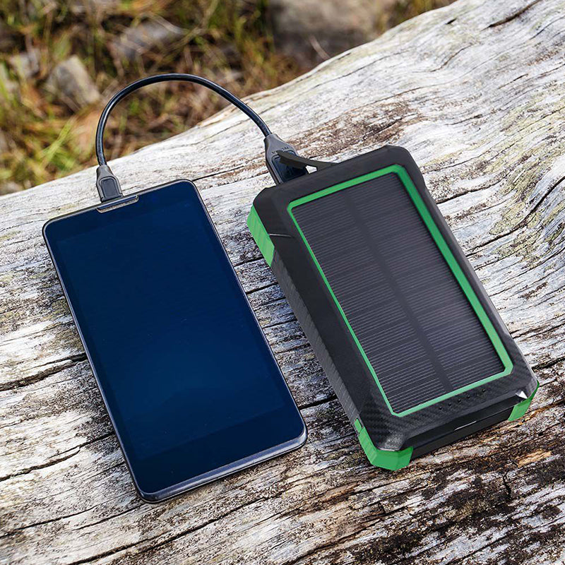 POWER BANK 10000mAh cu incarcare solara si Wireless V-TAC SKU-7835