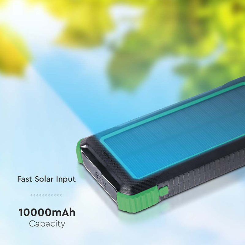 POWER BANK 10000mAh cu incarcare solara si Wireless V-TAC SKU-7835