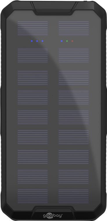 Power Bank SOLAR 20000mAh USB type C FAST CHARGE PD QC3.0 53934 Goobay