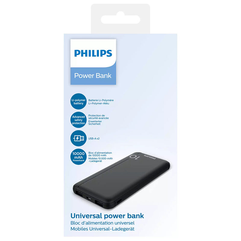 PowerBank LI-POLYMER 10000mAh PHILIPS DLP1810NB/62